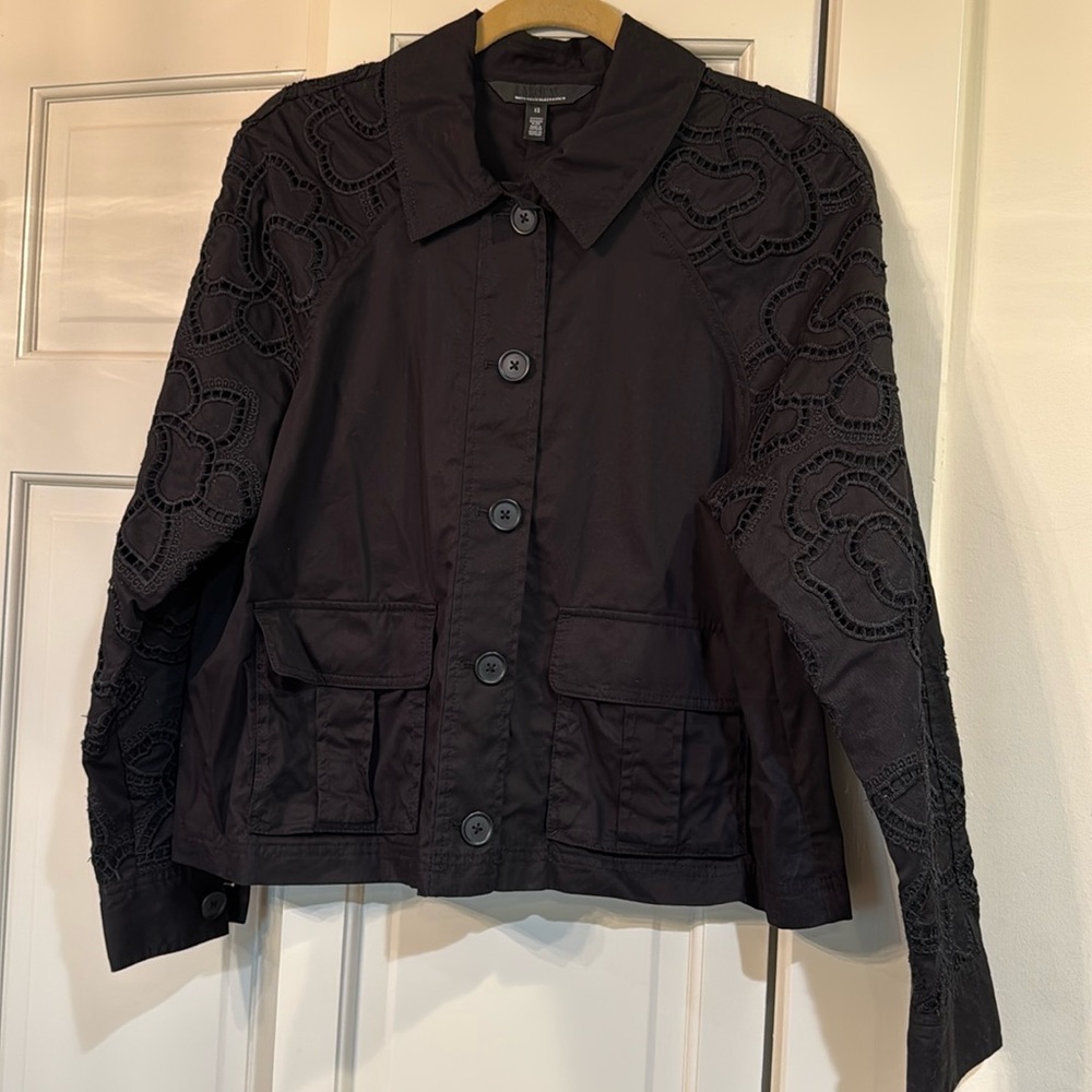 WHBM jacket in black size 12